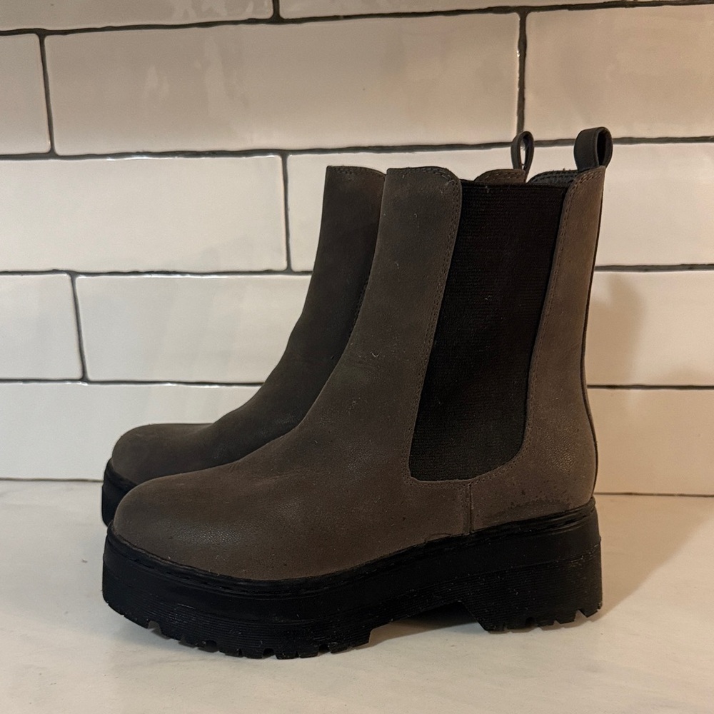 MIA Dark Brown Combat Boots